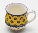 東欧テイストマグカップ《イエロー》