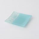 ガラス刺繍デザインの13cmデザートプレート