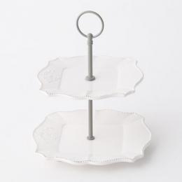 華やかな時を演出するヨーロピアンケーキスタンド(スクエア)★