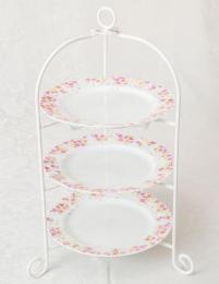 LDF限定!かわいい小花柄2WAY 3段ケーキスタンド