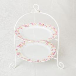 LDF限定!かわいい小花柄2WAY 2段ケーキスタンド