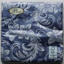 【Paw製】ネイビーカラー&ユリのデザイン★ポーランド製ペーパーナプキン20枚入