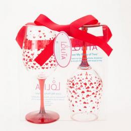 【Lolita】ロリータアクリルペアワイングラス『Acrylic RED HOT』