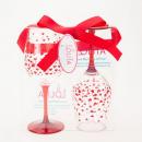 【Lolita】ロリータアクリルペアワイングラス『Acrylic RED HOT』
